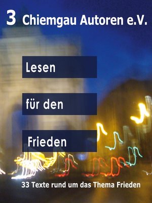 cover image of Lesen für den Frieden